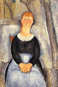 Amedeo Modigliani La belle epiciere oil painting image